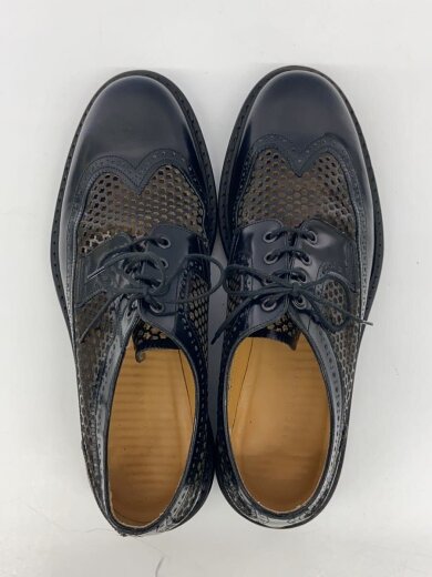 商品画像：パンチングレザーウィングチップ/ドレスシューズ/US10/BLK/レザー 3