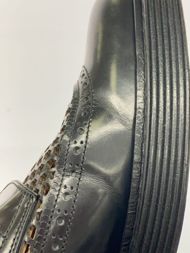 商品画像：パンチングレザーウィングチップ/ドレスシューズ/US10/BLK/レザー 8