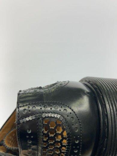 商品画像：パンチングレザーウィングチップ/ドレスシューズ/US10/BLK/レザー 9