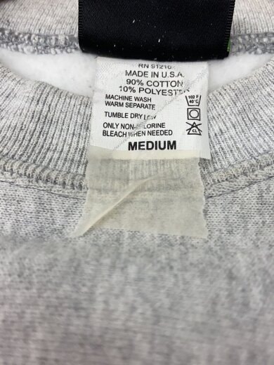 商品画像：スウェット/M/コットン/GRY 4