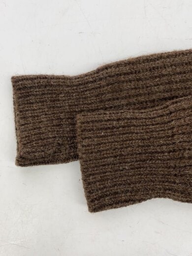 商品画像：カーディガン(厚手)/L/ウール/BRW/無地 5