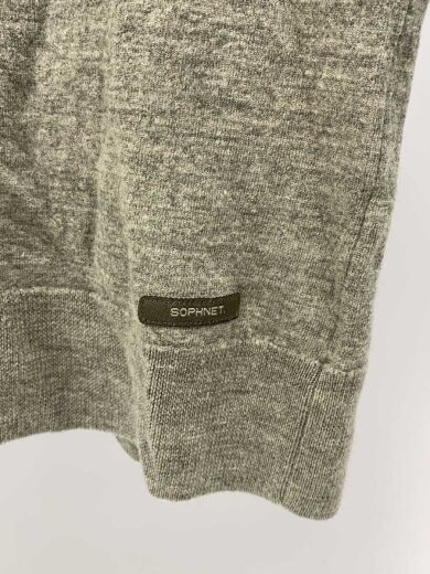 商品画像：ニット・セーター(薄手)/M/ウール/GRY/無地/SOPH-178101 8