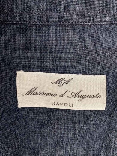 商品画像：Massimo d Augusto/長袖シャツ/L/リネン/NVY// 3