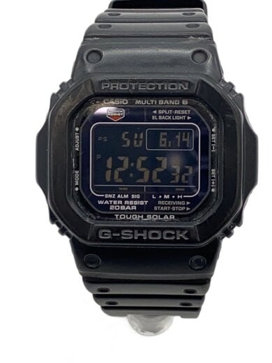 商品画像：ソーラー腕時計_G-SHOCK/デジタル/ラバー/BLK/BLK/SS 1