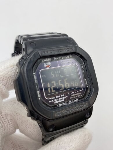 商品画像：ソーラー腕時計_G-SHOCK/デジタル/ラバー/BLK/BLK/SS 6