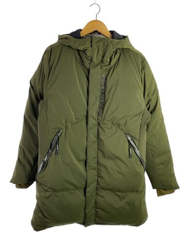 商品画像：ダウンジャケット/S/ポリエステル/KHK/無地 1