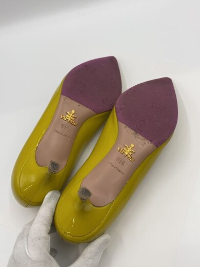 商品画像：パンプス/34.5/YLW/エナメル 4