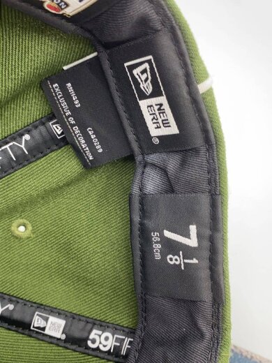 商品画像：キャップ/7 1/8/コットン/GRN/メンズ 9