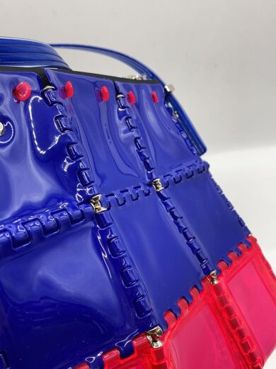 商品画像：52by hikarumatsumura/ショルダーバッグ/PVC/BLU/無地 8