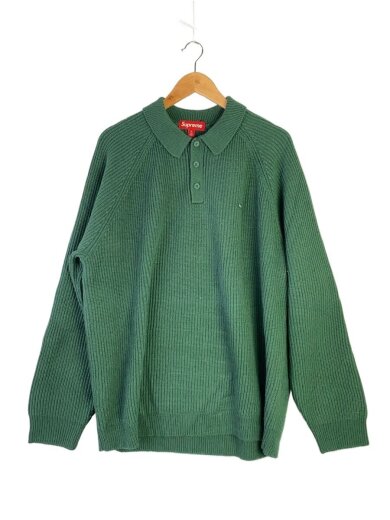 商品画像：ニット・セーター(厚手)/XL/アクリル/GRN/無地 1