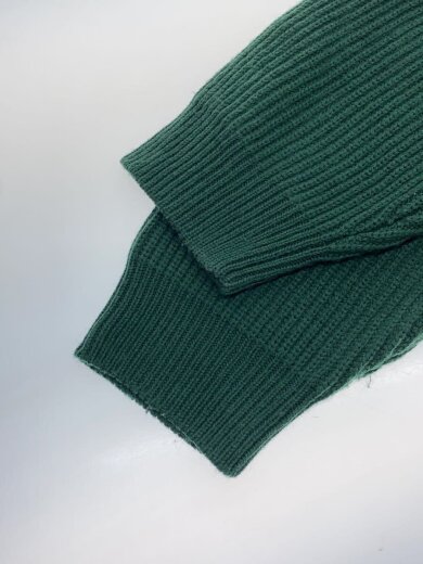 商品画像：ニット・セーター(厚手)/XL/アクリル/GRN/無地 5