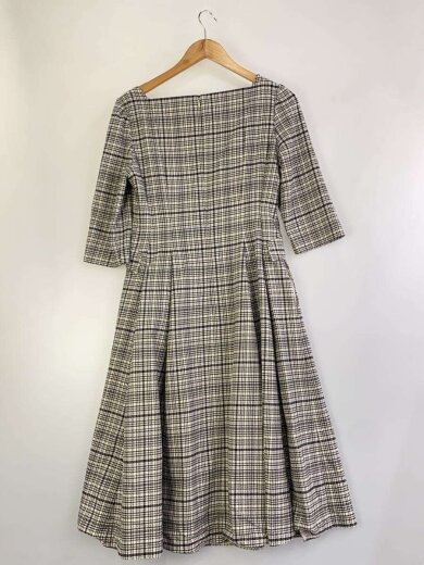 商品画像：半袖ワンピース/38/ポリエステル/WHT/千鳥格子/CWF0234099// 2