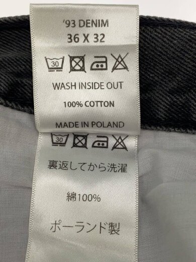 商品画像：裾ダメーシ有/ボトム/36/コットン/GRY/無地// 5