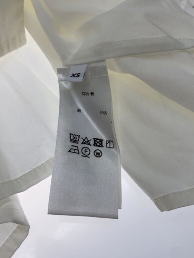 商品画像：長袖ブラウス/XS/コットン/WHT/無地// 4