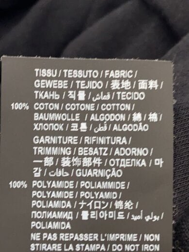 商品画像：Tシャツ/XXL/コットン/BLK/無地// 5