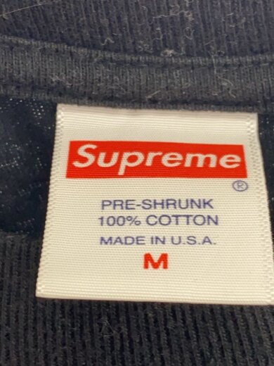 画像：Supreme × THRASHER長袖Tシャツ/M/コットン/BLK3