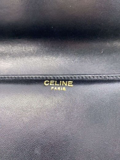 商品画像：ショルダーバッグ/レザー/ブラック/無地/馬車金具 5