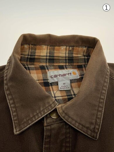 画像：Carharttジャケット/M/コットン/BRW/無地/2665777