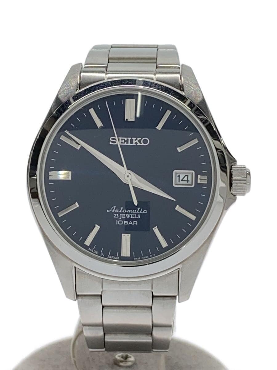 SEIKO / 腕時計/アナログ/ステンレス/NVY/SLV/4R35-03X0