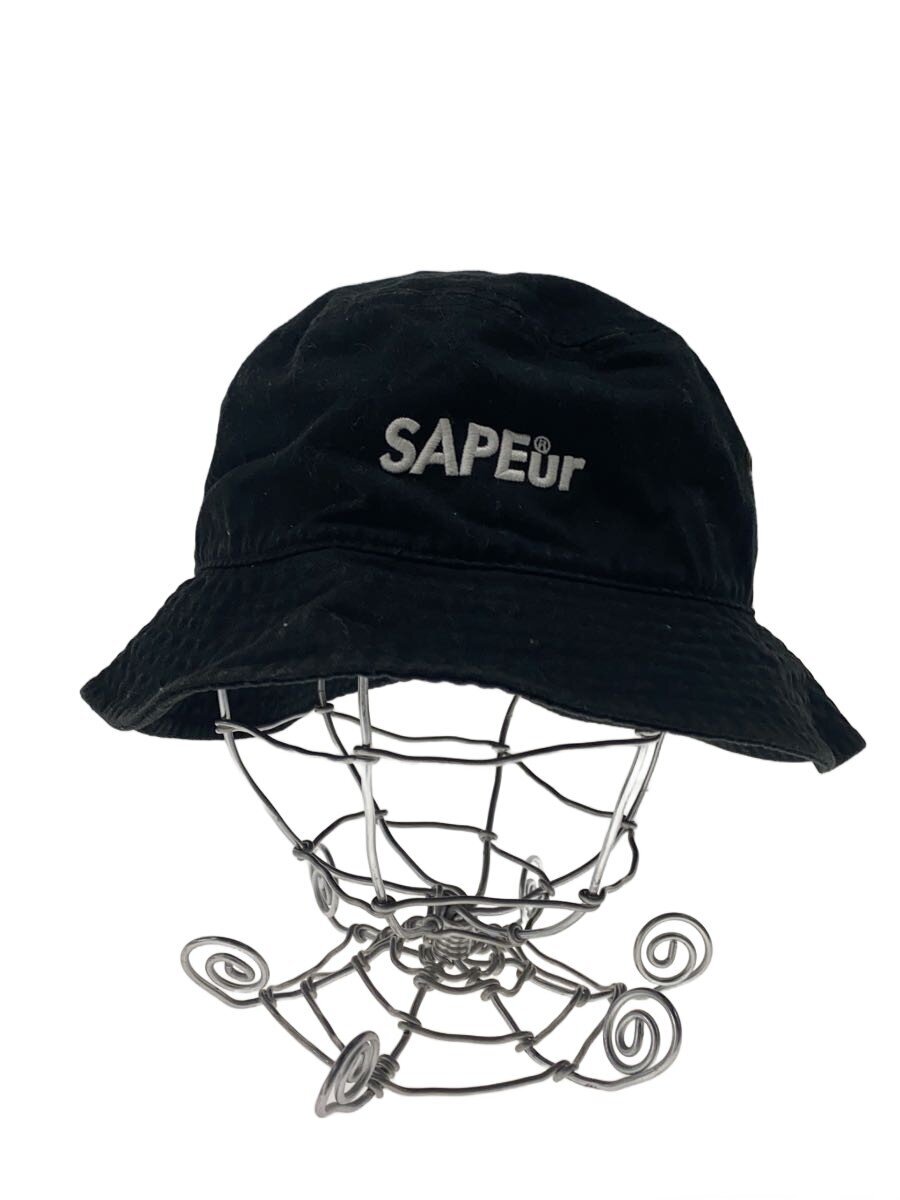 A Elegantes SAPEur / バケットハット/--/コットン/BLK/メンズ