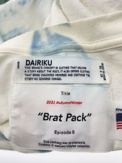 商品画像：YOUNG Tie-dye Tee/コットン/WHT/総柄/21AW C-6 3