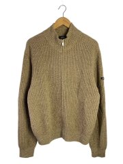 ドライバーズニット/M/ウール/BEG