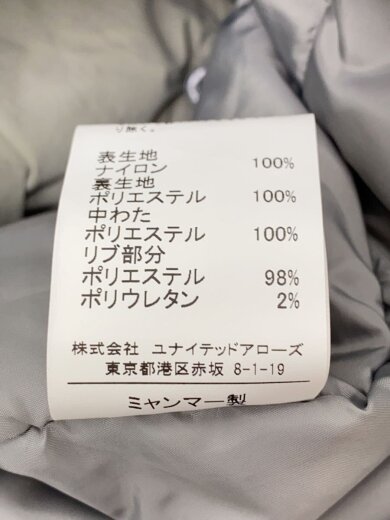 商品画像：パデッドロングコート/M/ナイロン/GRY/4265-699-0060 4