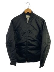 ボンバージャケット/44/ナイロン/BLK/22D166-