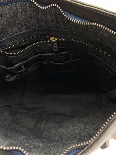 商品画像：スタッズショルダーバッグ/レザー/BLK 6