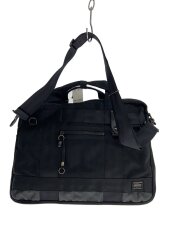 HEAT/2WAYブリーフケース/ナイロン/BLK