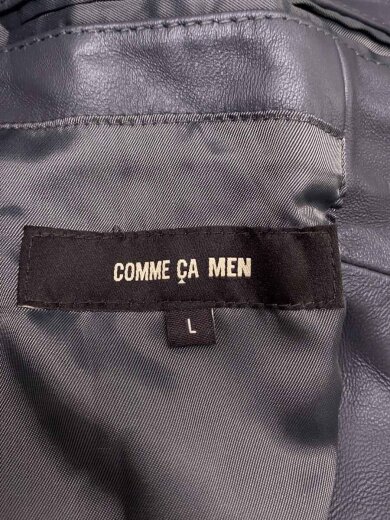 商品画像：ラムナッパシングルライダースブルゾン/L/羊革/GRY/07-31LK01 3