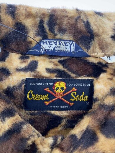 商品画像：ハラコ長袖シャツ/M/ポリエステル/マルチカラー/レオパード 3