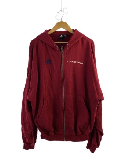 商品画像：ジップスウェットパーカー/M/コットン/RED/CY1764 1