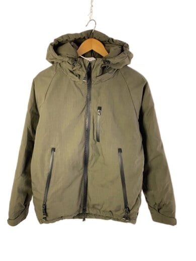 商品画像：ジップアップダウンジャケット/S/ナイロン/KHK 1