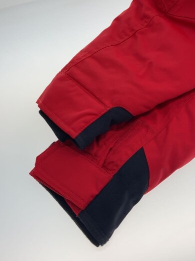 商品画像：ジップアップダウンジャケット/S/ナイロン/RED/7187572ACDK 5