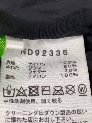 商品画像：Nuptse Jacket/ヌプシ/XL/ナイロン/BLK/ND92335 4