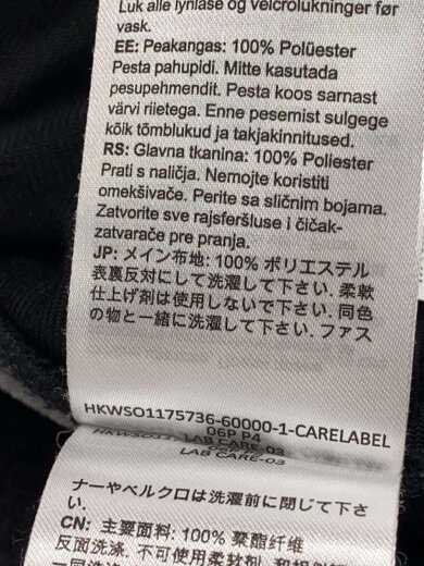 商品画像：ファレラ/フリースジャケット/M/ポリエステル/GRY/1014-07140 4