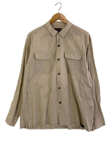 商品画像：長袖シャツ/L/コットン/BEG/4175-5002 1