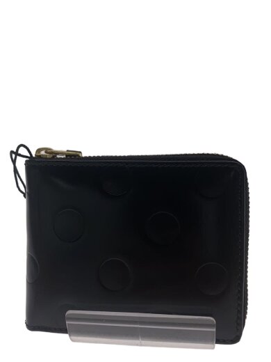 商品画像：ポルカドットエンボス/2つ折り財布/--/BLK/ドット/メンズ// 1