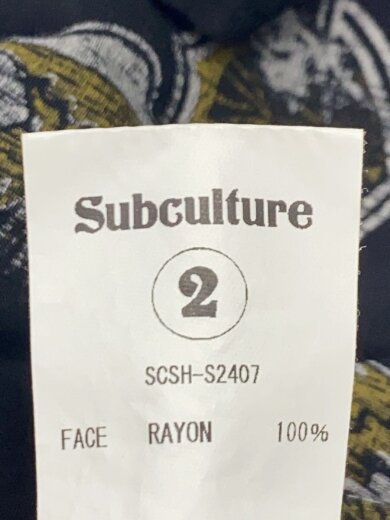 商品画像：Rayon Aloha Shirt/アロハシャツ/2/レーヨン/BLK/総柄/SCSH-S2407// 4