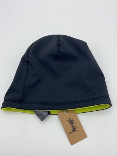 商品画像：ニットキャップ/--/ポリエステル/BLK/無地/メンズ/1321179 2