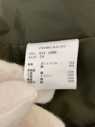 商品画像：ジャケット/38/ポリエステル/KHK/242MCAS101 4