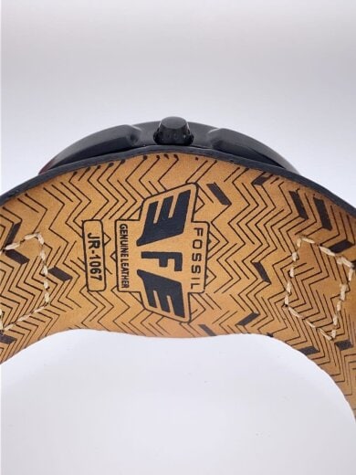 商品画像：クォーツ腕時計/アナログ/レザー/BLK/BLK 3