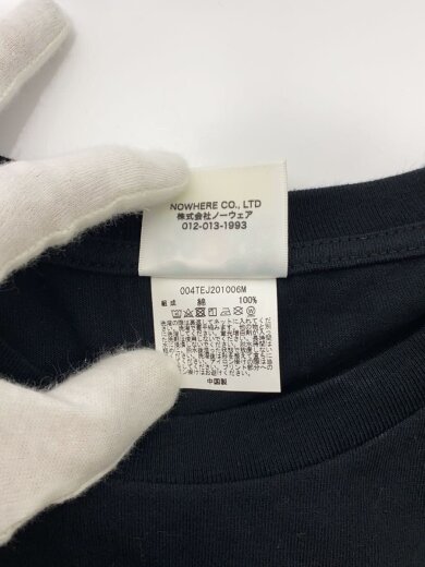 商品画像：Tシャツ/XL/コットン/BLK/004TEJ201006M 4