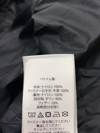 商品画像：ダウンジャケット/M/ナイロン/BLK/無地/03945310963 4