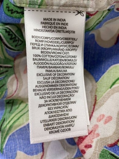 商品画像：アロハシャツ/M/コットン/BLU/総柄// 4