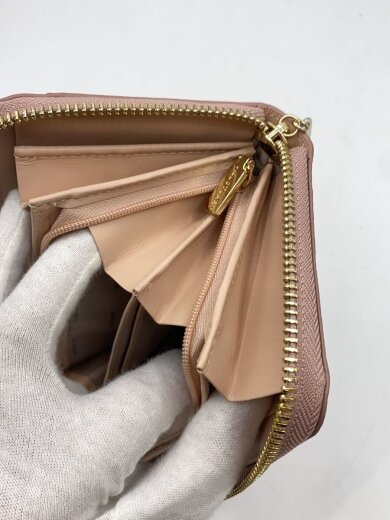 商品画像：長財布/レザー/PNK/無地/レディース// 6