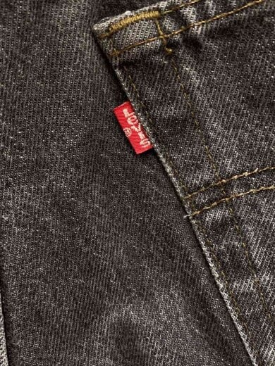 商品画像：ストレートパンツ/29/コットン/BLK/50050-3 4