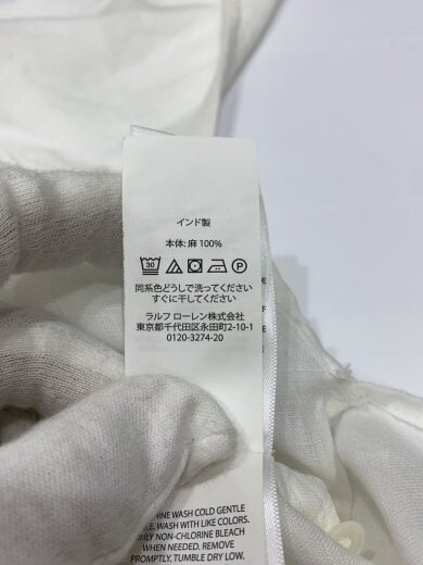 商品画像：シャツワンピース/XS/リネン/WHT// 5