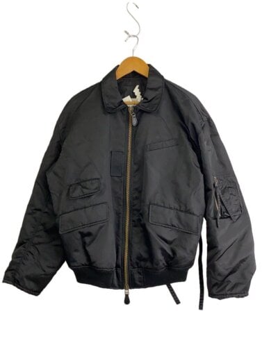 商品画像：ミリタリージャケット/48/ナイロン/BLK/S21FW05BL-N 1